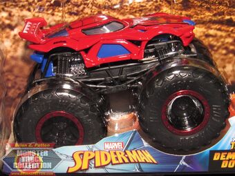 hot wheels spiderman monster truck