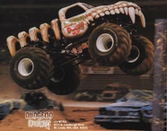 Dungeon of Doom, competing in a standard monster truck event.