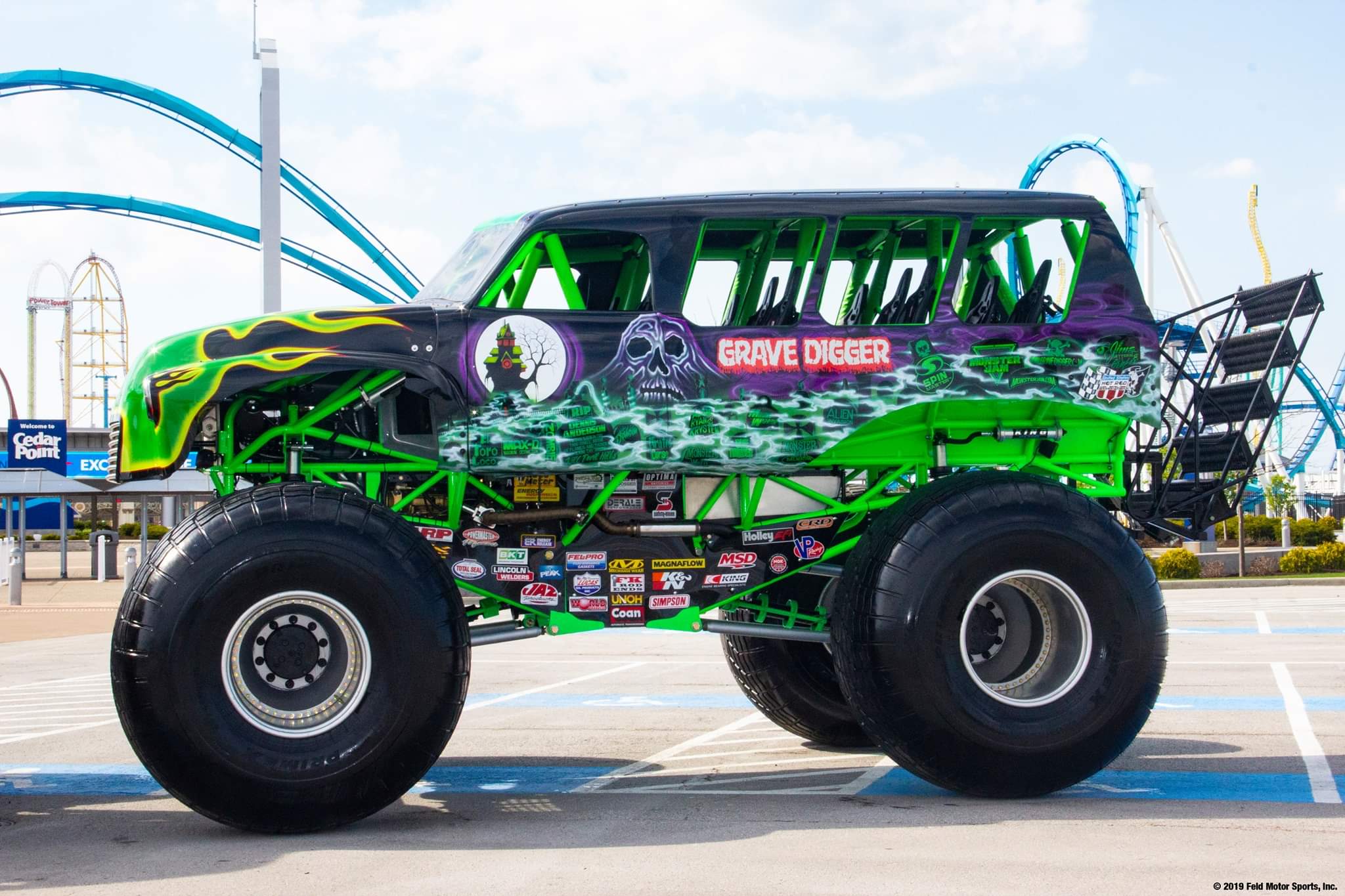 grave digger ride on car