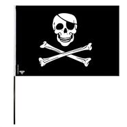 Jolly Roger flag, run on the rear of the truck's frame in most events