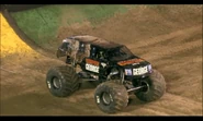 George, on the stunt truck chassis.