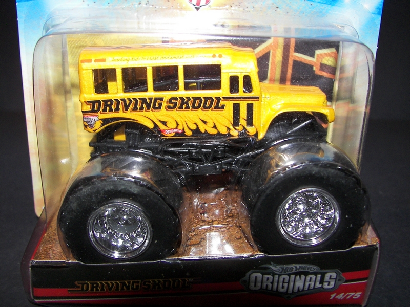 hot wheels monster truck school bus