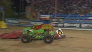 As Teenage Mutant Ninja Turtles at the Monster Jam World Finals 10.
