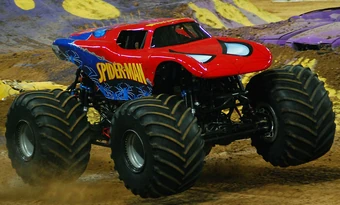 spiderman monster truck toy
