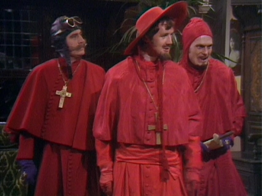 nobody expects the spanish inquisition gif girl