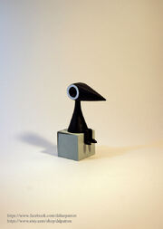 Crow man monument valley game figure by ddpatron-d7mxwir