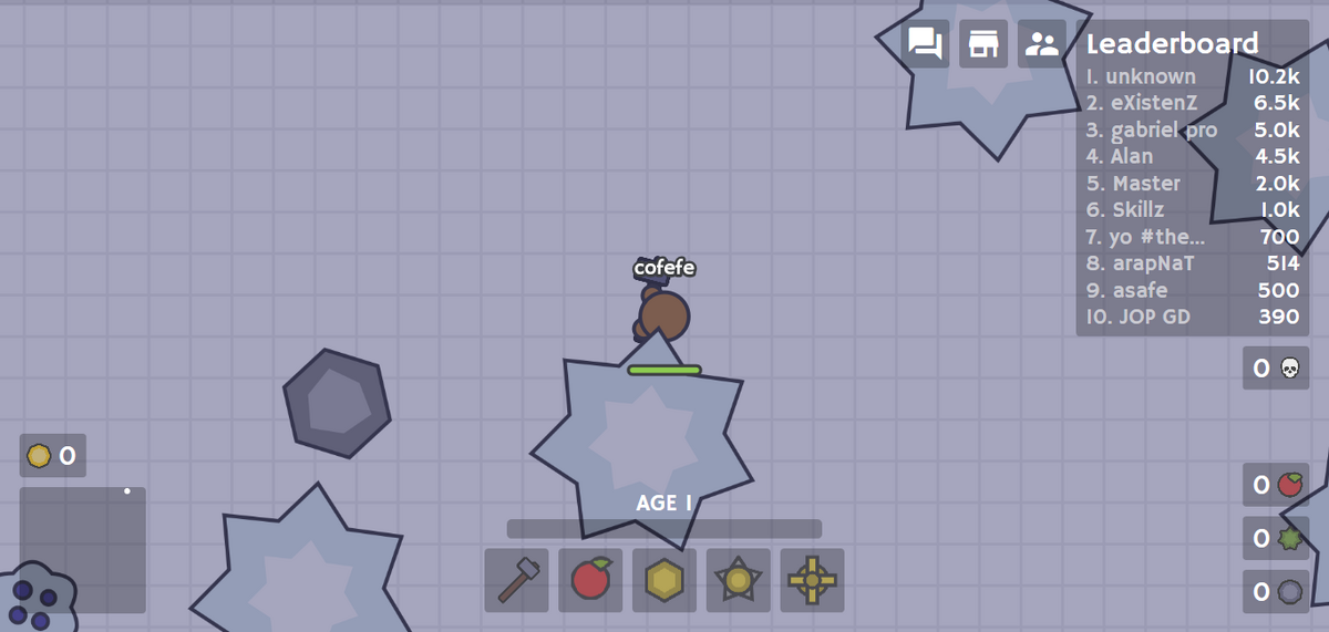 Moomoo.io Game grid removal