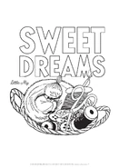 CHC17-Moomin-page-001.jpg (219 KB) Sweet Dreams Little My Colouring Page
