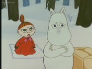 Moomintroll and Little My (After seeing the Groke)