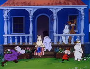 Moomins and running Hemulen