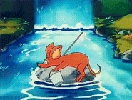 Sniff and Little My in Forest of Witch's River..gif (677 KB)