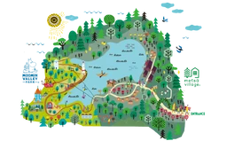 Theme park map image