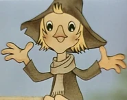 Snufkin's design in The Magician's hat, which features him as a duck.