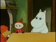 Little My, Sorry-oo and Moomintroll.