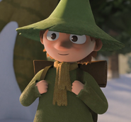 Snufkin in the 2019 series, Moominvalley