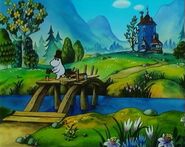 Moomin comet bridge house