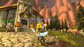 Khallen with the reforged runeblade Seregnar, standing before Light's Hope Chapel.