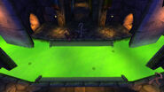 The calm before the storm. The view from the entrance to the sewer.