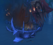 The New Horde's ships were set ablaze by the Kul Tiras Navy.