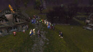 The Royal Army moves forward to prod the Horde defenses outside Garren's Haunt.