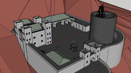 The Courtyard. Bastion, Stable, Barracks and Blacksmith are easily seen surrounding the Keep.
