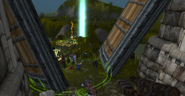 Alliance forces defend the gates of Strom.