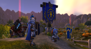 Stormwind's forces in Arathi Basin.