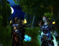 Khallen and Autumn share a night together in Elwynn Forest after their wedding.