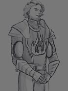 The first-ever sketch of Sir Adalhard Voss.