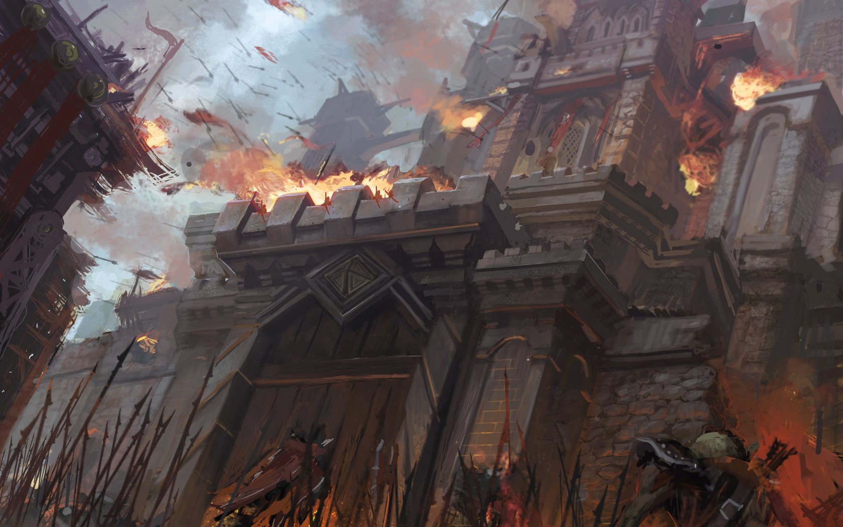 Fortress Under Siege 6102 中世の城 Fortress Under Siege Crusader Mode - Final Battle - YouTube