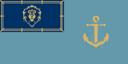 The ensign of the Stormwind Fleet Air Arm, sometimes known as the "Sky Ensign".