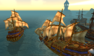 The forces of Stormwind sail for Stromgarde Keep.