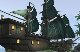 An idle Tirasian ship.