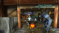 Khallen Detheron and Lord Tyrvarryn Shadowmist speak about Seregnar while the latter repairs Khallen's armor in Hearthglen during the Lichfall campaign.