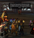 Dragonmaw leadership facing down the Horde's leaders.