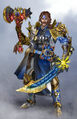 Khan Khallen Detheron, leader of the Jade Falcon Company.