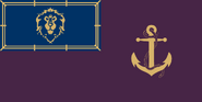 The ensign of the Duskwood Fleet, sometimes known as the "Stormwind Purple Ensign".