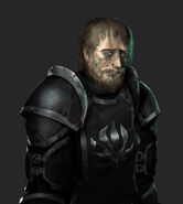 Sir Adalhard the Revenant, after having been nearly slain and tainted by a rogue Death Knight of the Residuum of Icecrown.
