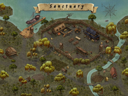A map of the commandery of Sanctuary, and it's surrounding territories. (Candalorian.)