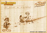 Moorhuhns weiche Landung mit dem Flugzeug