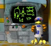 R2-D2 Moorhuhn