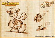 Moorhuhn und seine Bekleidung