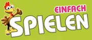 Das Einfach-Spielen Logo mit dem Moorhuhn
