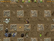 Die Geister (unten) frieren die Urus ein.