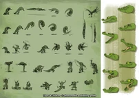 Entwicklung des Ninja Krokodils