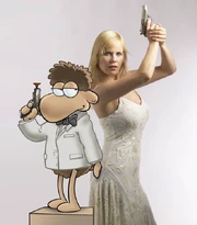 Michaela Schaffrath als Bond-Girl