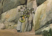 Fels 2, in der Mitte