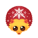 Winter-themed Hedgehog