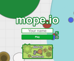 Home Screen, Mope.io Wiki