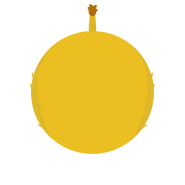 The body of the Gold Trim Lion